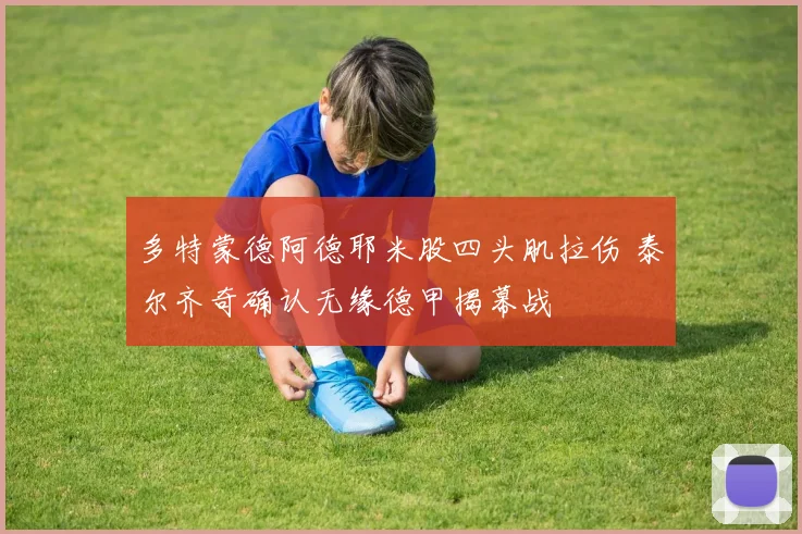 多特蒙德阿德耶米股四头肌拉伤 泰尔齐奇确认无缘德甲揭幕战